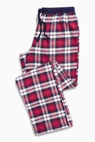 Red/White Check Woven Bottoms